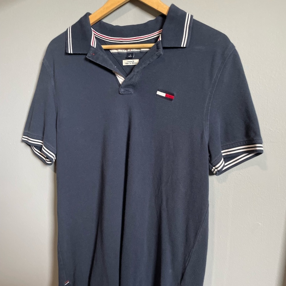 TOMMY HILFIGER Logo Polo - Men’s T-Shirts - Size M